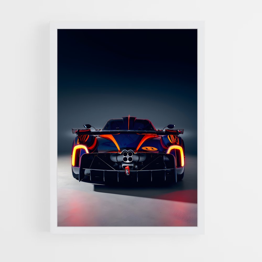 Poster Visionnaire Huayra – affiche Pagani (vue 3)